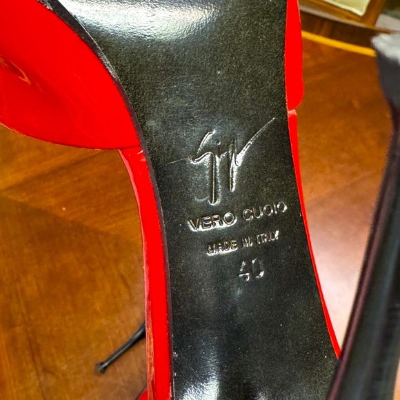 Vintage Giuseppe Zanotti Ankle Strap Sandals EU 40 EUC - Picture 6 of 8